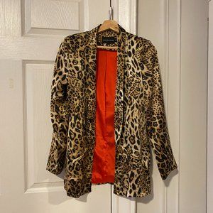 LEOPARD BLAZER